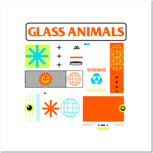 Glass Animals Orange Brutalism Posters and Art